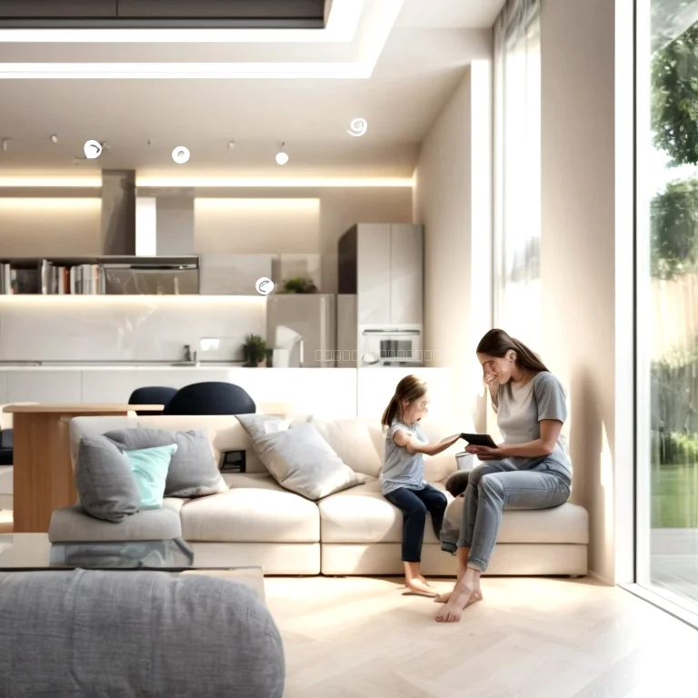 スマートホームの制御パネル